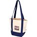 Sam 320 g/m² Mini-Tragetasche aus GRS recycelter Baumwolle, navy