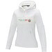 Sayan Kapuzenpullover mit halbem Reißverschluss für Damen, weiß,  XL