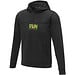 Sayan Kapuzenpullover mit halbem Reißverschluss für Herren, schwarz,  XXL