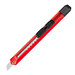 Schlankes Kartonmesser aus Kunststoff, rot Schlankes Kartonmesser aus Kunststoff, rot
