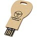 Schlüssel USB-Stick 2.0 aus recyceltem Papier, Kraftpapier, 32GB