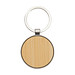 Schlüsselanhänger CIRCLE,braun, silber