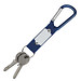 Schlüsselanhänger mit Karabiner, blau