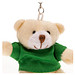 Schlüsselanhänger Teddy Tedchain, grün, grün
