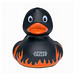 Schnabels® Bade-Ente Flammen mit Slogan Auftragsgriller, schwarz