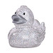 Schnabels® Bade-Ente Klassik, glitter/silber