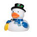 Schnabels® Bade-Ente Schneemann, weiß