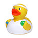 Schnabels® Bade-Ente Tennisspieler, bunt