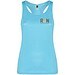 Schura Sport Top für Damen, türkis, XL