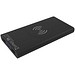 SCX.design P40 10.000 mAh kabellose Powerbank mit Leuchtlogo, schwarz