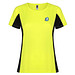 Shanghai Sport T-Shirt für Damen, Fluor Yellow / schwarz, S