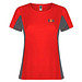 Shanghai Sport T-Shirt für Damen, rot / Dark Lead, S