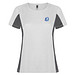 Shanghai Sport T-Shirt für Damen, weiß / Dark Lead, 2XL