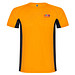 Shanghai Sport T-Shirt für Kinder, Fluor Orange / schwarz, 12
