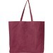 Shopper aus recycelter Baumwolle und Polyester NINA, burgund