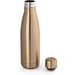 SHOW METALLIC. Edelstahlflasche 510 mL mit mattem Metallic-Finish, Satingold