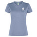 Slam Sport T-Shirt für Damen, Zen Blue, 2XL