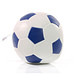 Soft-Fußball, weiß/blau, mittel