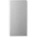 Solar Powerbank 8000 mAh, Mattsilber