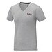 Somoto T-Shirt mit V-Ausschnitt für Damen, heather grau, S