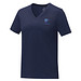 Somoto T-Shirt mit V-Ausschnitt für Damen, navy, XS
