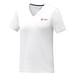 Somoto T-Shirt mit V-Ausschnitt für Damen, weiss, XS