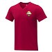 Somoto T-Shirt mit V-Ausschnitt für Herren, rot, XXL
