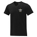 Somoto T-Shirt mit V-Ausschnitt für Herren, schwarz, XL