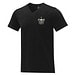 Somoto T-Shirt mit V-Ausschnitt für Herren, schwarz, XXL