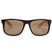 Sonnenbrille Bamboo, schwarz/braun