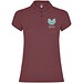 Star Poloshirt für Damen, Berry Red, 3XL