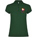 Star Poloshirt für Damen, dunkelgrün, 3XL