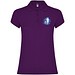 Star Poloshirt für Damen, lila, L