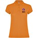 Star Poloshirt für Damen, orange, 2XL