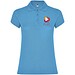 Star Poloshirt für Damen, türkis, 3XL