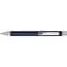 uma® Metall-Kugelschreiber Straight SI, blaue Mine, dunkelblau