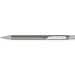 uma® Metall-Kugelschreiber Straight SI, blaue Mine, grau