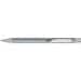uma® Metall-Kugelschreiber Straight SI, blaue Mine, hellgrau