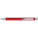 uma® Metall-Kugelschreiber Straight SI, blaue Mine, hellrot