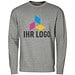 MALFINI Sweatshirt unisex Crew, L, dunkelgrau melliert