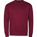 Sweatshirt unisex Crew, L, garnet