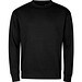 Sweatshirt unisex Crew, L, schwarz