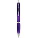 SWING rPET. Recyceltes PET (100% rPET)-Kugelschreiber mit Metallclip, Violett