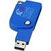 Swivel Square USB-Stick, blau, 64GB