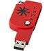 Swivel Square USB-Stick, rot, 1GB