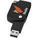 Swivel Square USB-Stick, schwarz, 1GB
