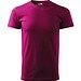 T-Shirt Herren Basic, 2XL, fuchsia rot