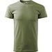 T-Shirt Herren Basic, 2XL, hellkhaki