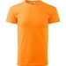 T-Shirt Herren Basic, 2XL, mandarine orange
