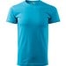 T-Shirt Herren Basic, 2XL, türkisblau